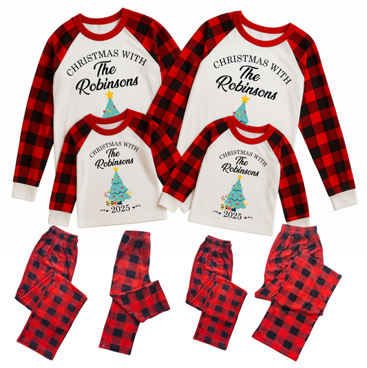 Custom Christmas Pajamas Family Set 23