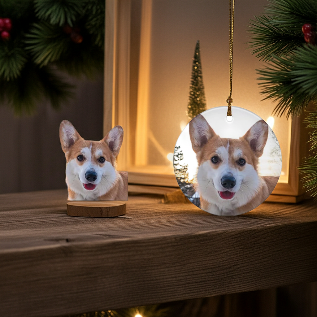 BULK Custom Christmas Ornaments 2025 – Ceramic (10–150 Packs) | Wholesale Any Design | Perfect for Holiday Events.