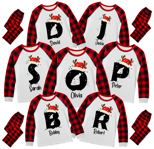 Custom Christmas Pajamas Family Set 7