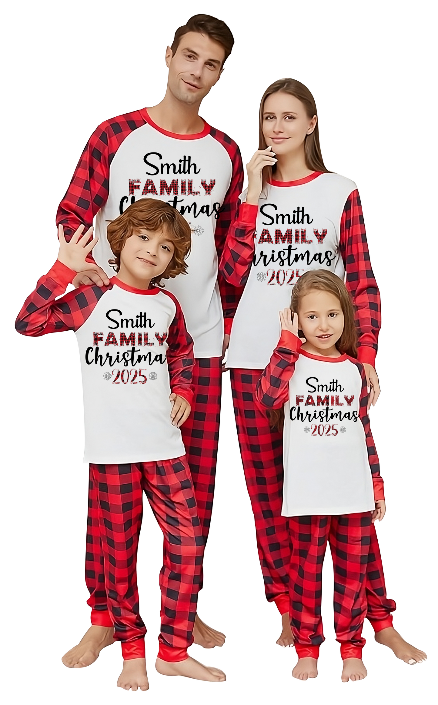 Custom Christmas Pajamas Family Set 11