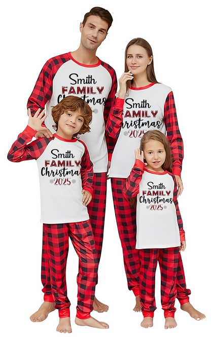 Custom Christmas Pajamas Family Set 11