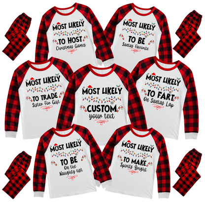 Custom Christmas Pajamas Family Set 5