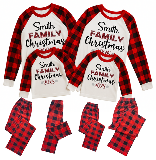 Custom Christmas Pajamas Family Set 11