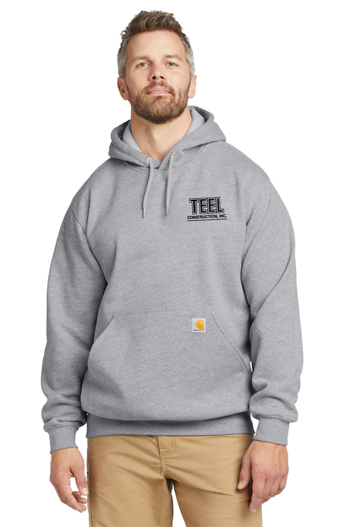 TEEL Embroidered Carhartt Tall Midweight Hooded Sweatshirt