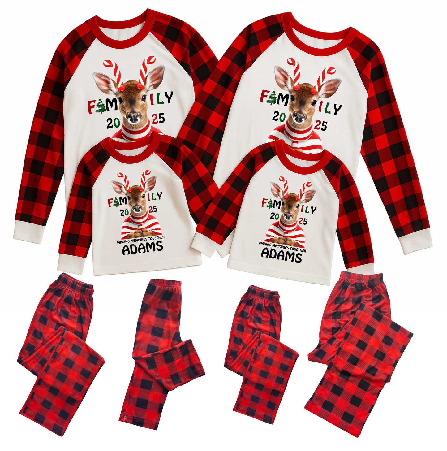 Custom Christmas Pajamas Family Set 18