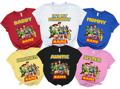 Toy Story Birthday Custom T-shirt Matching All Family 1