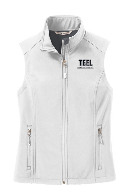 TEEL Embroidered Women’s Core Soft Shell Vest
