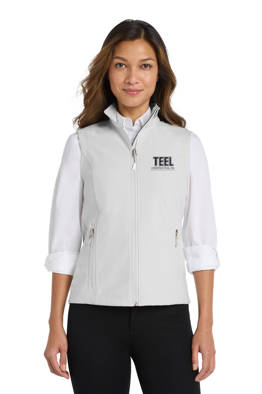 TEEL Embroidered Women’s Core Soft Shell Vest