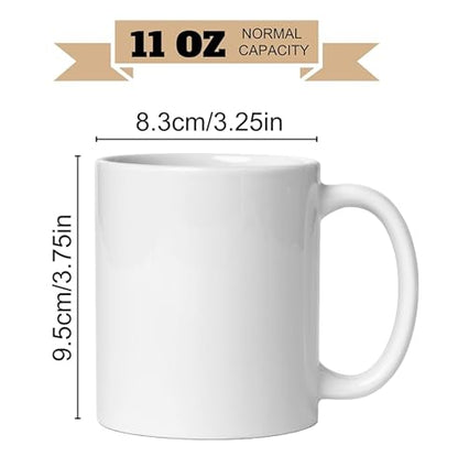 Christmas Calories Don't Count Custom Coffee Cup Gifts Personalized Christmas Ceramic Mugs with Name And Photo Customized Xmas Cups Gifts for Holiday All Family Gathering Cup White Coffee Mug 11oz