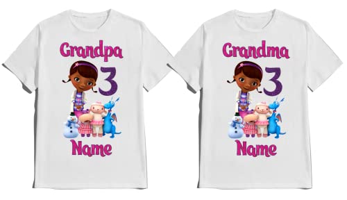 Birthday Girl Dr Shirt Custom Tees Family Matching Personalized Doc T-shirt Name Age
