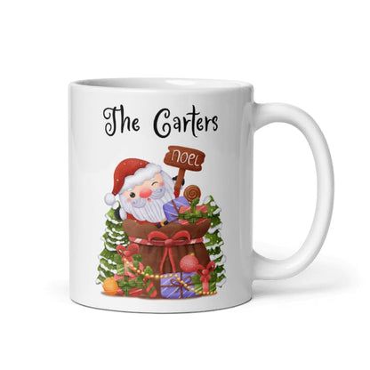Custom Coffee Cup Gifts Personalized Christmas Design Ceramic Mugs with Name And Photo Customized Xmas Cups Gifts for Holiday All Family Gathering Tea Cup White Coffee Mug 11oz