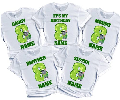 Birthday Boy Shirt Custom Family Matching Shirts Dogs