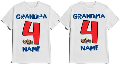 Birthday Boy Robolox Shirt Matching Family Customize Name Age