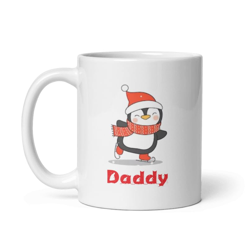 Custom Coffee Cup Family Gifts Personalized Christmas Design Ceramic Mugs with Name And Photo Customized Xmas Cups Gifts for Holiday All Family Gathering Tea Cup White Coffee Mug 11oz