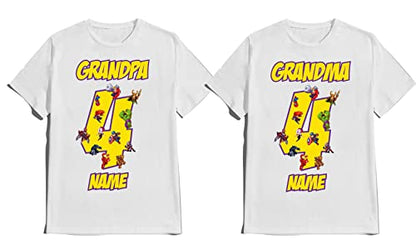 Avenger Birthday Boy BabyAvengers Shirt Custom Super Hero Tees Kids Party Family Matching Super-Hero T-shirts