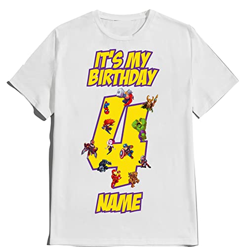 Avenger Birthday Boy BabyAvengers Shirt Custom Super Hero Tees Kids Party Family Matching Super-Hero T-shirts