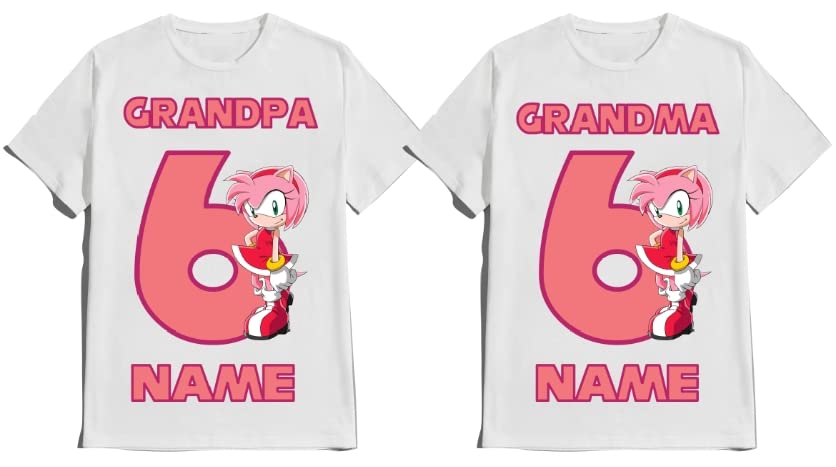 SuperHero sonic Birthday Girl Shirt Fast Blue Hedgehog T-shirt Birthday Boy/Girl Super Custom Family Matching Tees