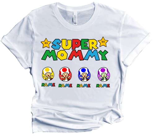 Mother's Day Shirt Matching Mama T-shirt Mother Mommy Super Mom Mothersday Tees Momy Tee