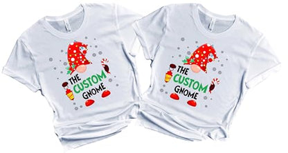 Christmas Matching Shirts For All The Family Custom Gift Holidays Christmas Eve White Tshirt All Sizes Kids And Adults Personalized Customize Name Shirt