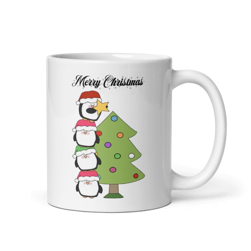 Custom Mug Gift Personalized Christmas Design Ceramic Mugs with Name And Photo Customized Xmas Cups Gifts for Holiday All Family Gathering Tea Cup White Coffee Mug 11oz