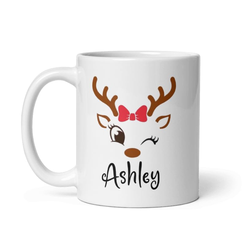 Custom Coffee Tea Mug Gifts Personalized Christmas Design Ceramic Mugs with Name And Photo Customized Xmas Cups Gifts for Holiday All Family Gathering Tea Cup White Coffee Mug 11oz