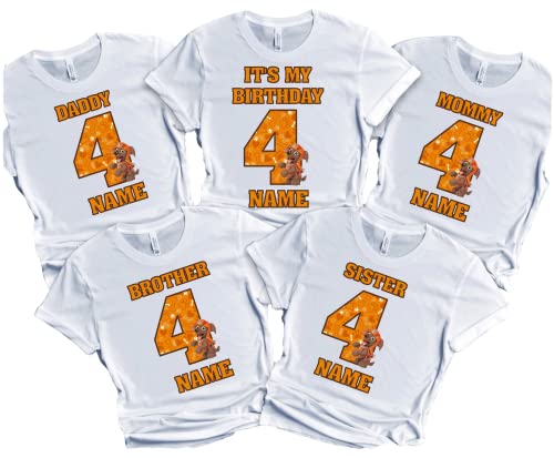 Birthday Boy Shirt Family Matching Custom Shirts Dogs