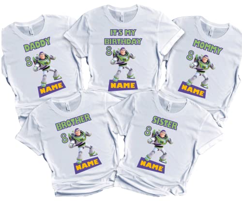 Custom Birthday Shirt Story Family Matching Toy T-shirts