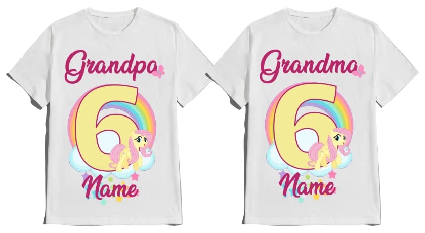 Birthday Girl Pinky Shirt Pie Tees Family Matching Pony Customize T-Shirts