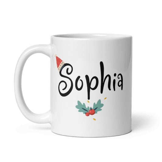 Custom Coffee Cup Gifts Personalized Christmas Design Ceramic Mugs with Name And Photo Customized Xmas Cups Gifts for Holiday All Family Gathering Tea Cup White Coffee Mug 11oz