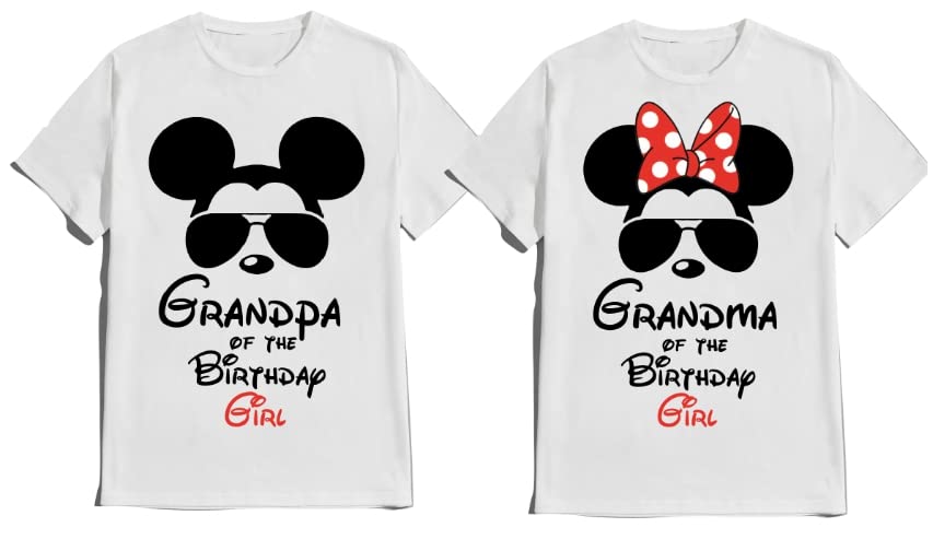 Birthday Baby Shirt Maching Family Custom Mouse Tees