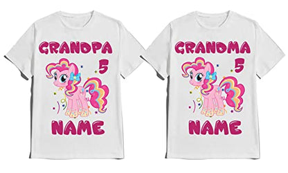 Birthday Girl Pinky Shirt Pie Customize Tees Family Matching Ponny T-Shirts