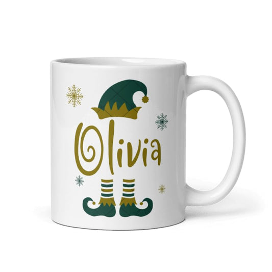 Custom Fireplace Coffee Mug Cup Gifts Personalized Christmas Design Ceramic Mugs with Name And Photo Customized Xmas Cups Gifts for Holiday All Family Gathering Tea Cup White Coffee Mug 11oz