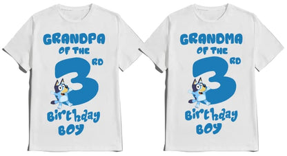 Blue T-shirt Custom Family Matching Tees