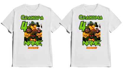 Birthday Shirt Birthday Boy Shirt Matching Family Custom T-shirts Kids Party