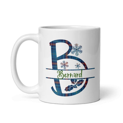 Custom Coffee Mug Gifts Personalized Christmas Design Ceramic Mugs with Name And Photo Customized Xmas Cups Gifts for Holiday All Family Gathering Tea Cup White Coffee Mug 11oz