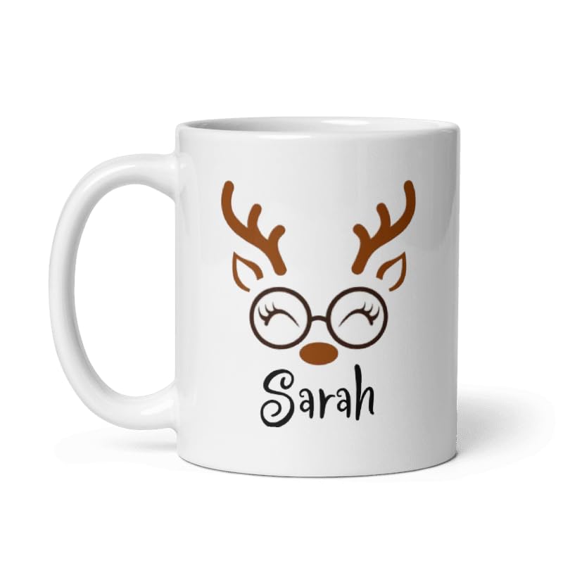 Custom Coffee Tea Mug Gifts Personalized Christmas Design Ceramic Mugs with Name And Photo Customized Xmas Cups Gifts for Holiday All Family Gathering Tea Cup White Coffee Mug 11oz