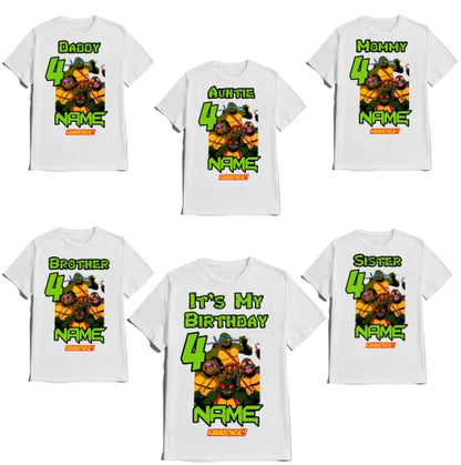 Birthday Shirt Birthday Boy Shirt Matching Family Custom T-shirts Kids Party