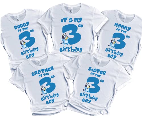 Blue T-shirt Custom Family Matching Tees