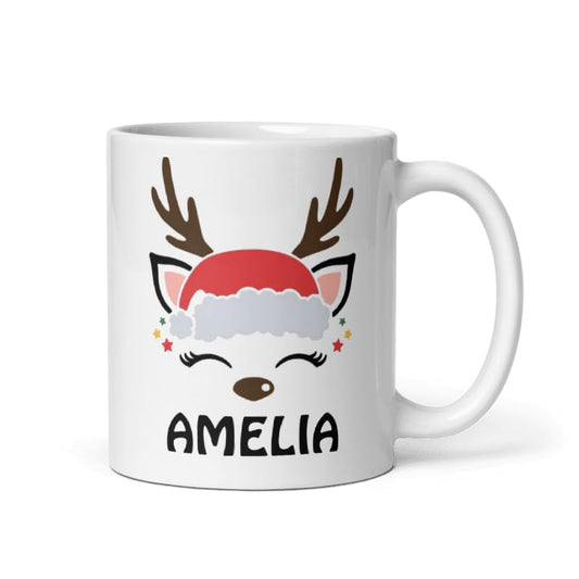 Personalized Christmas Coffee Mug 2 – Custom Name Photo Holiday Ceramic Mugs 11oz