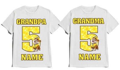 Birthday Boy Shirt Family Matching Custom Shirts Dogs