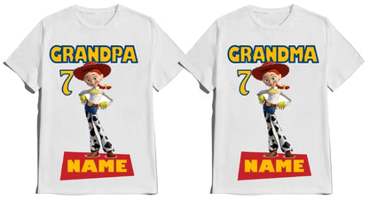 Custom Birthday Shirt Toy Family Matching Story T-shirts
