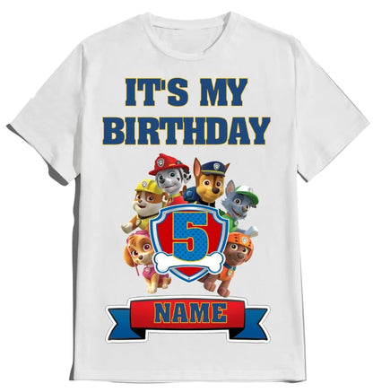 Birthday Boy Shirt Custom Family Dogs Matching Shirts