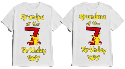 Birthday Shirt Boy Gotta Catch Them All Custom Family Matching Tees Shirts T-shirts