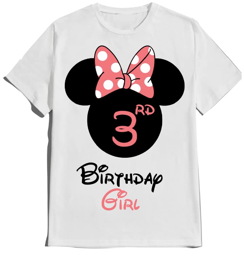 Birthday Baby Shirt Maching Family Custom Mouse Tees