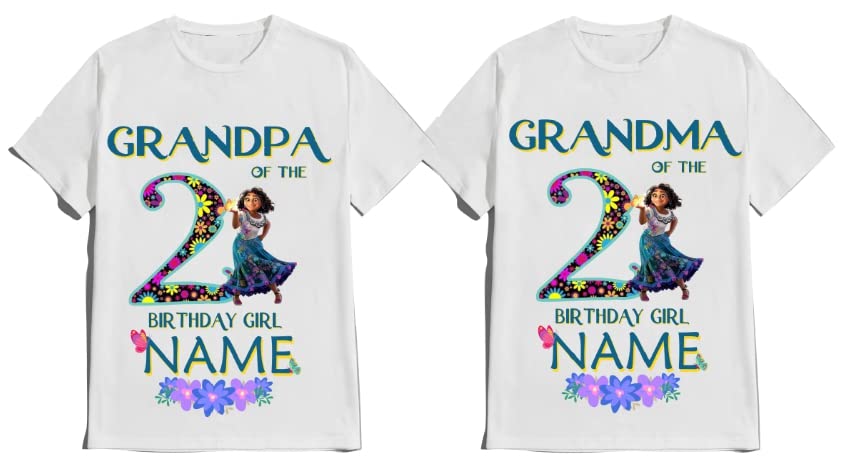 Encanto Birthday Shirt Girl Custom Family Matching Tees
