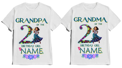 Encanto Birthday Shirt Girl Custom Family Matching Tees