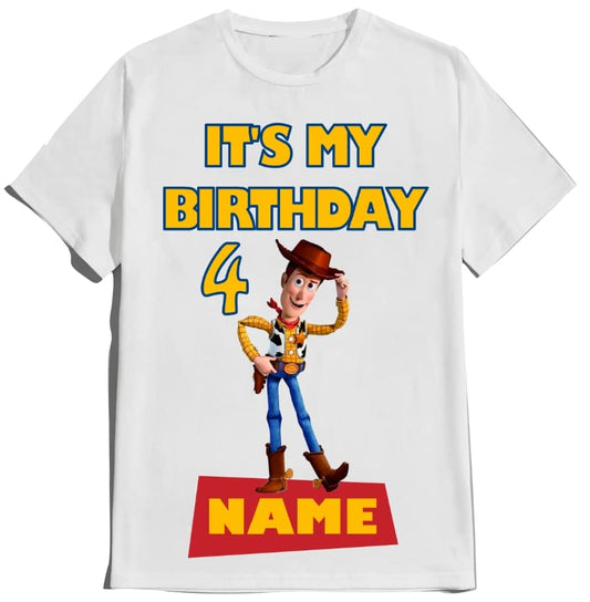 Birthday Boy Girl Custom Toy Family Matching Story Tees