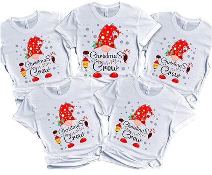 Christmas Matching Shirts For All The Family Custom Gift Holidays Christmas Eve White Tshirt All Sizes Kids And Adults Personalized Customize Name Shirt