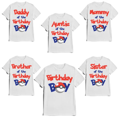 Birthday Boy Shirt Matching Family Custom Tees