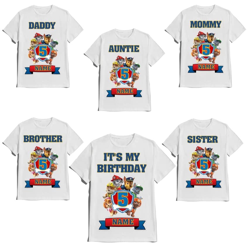Birthday Boy Shirt Custom Family Dogs Matching Shirts